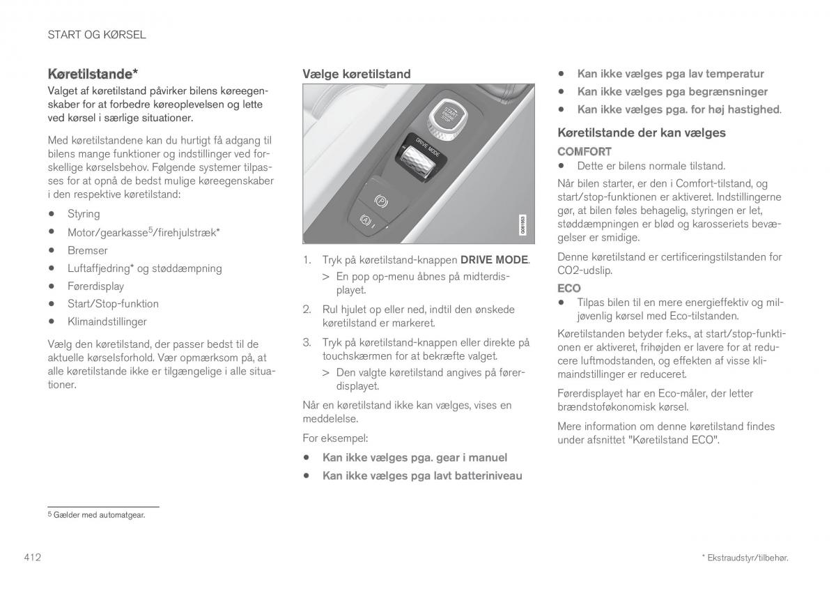 Volvo XC60 II 2 Bilens instruktionsbog / page 414