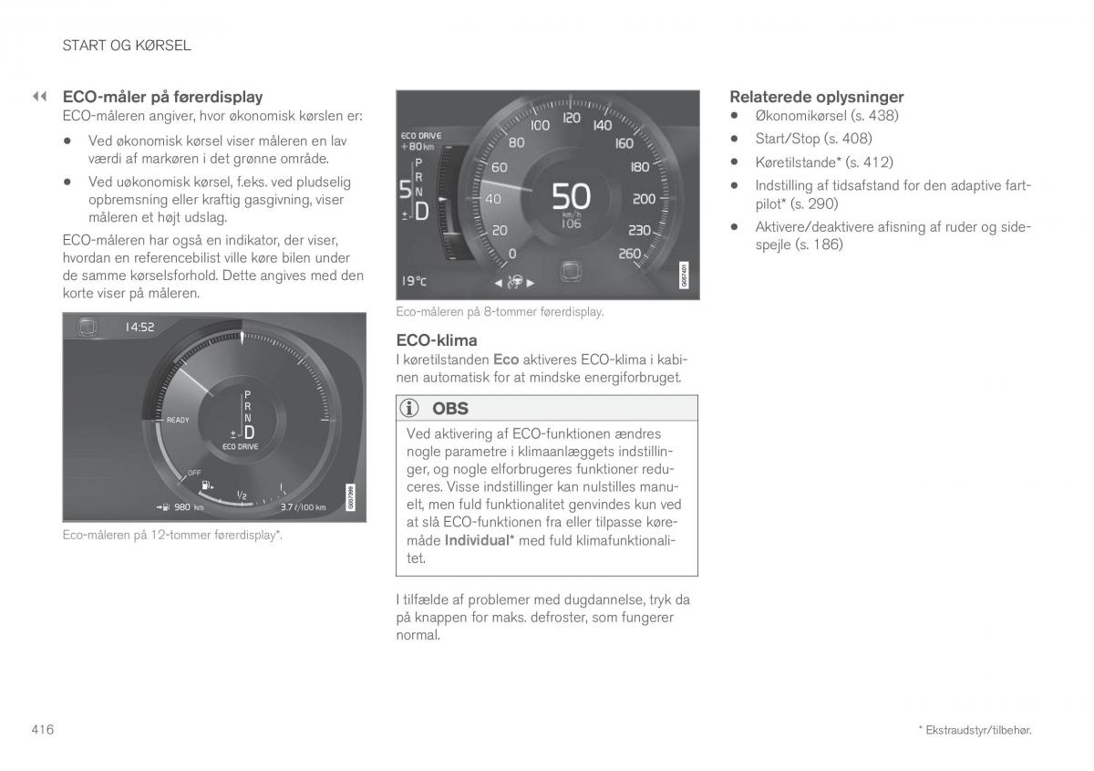 Volvo XC60 II 2 Bilens instruktionsbog / page 418