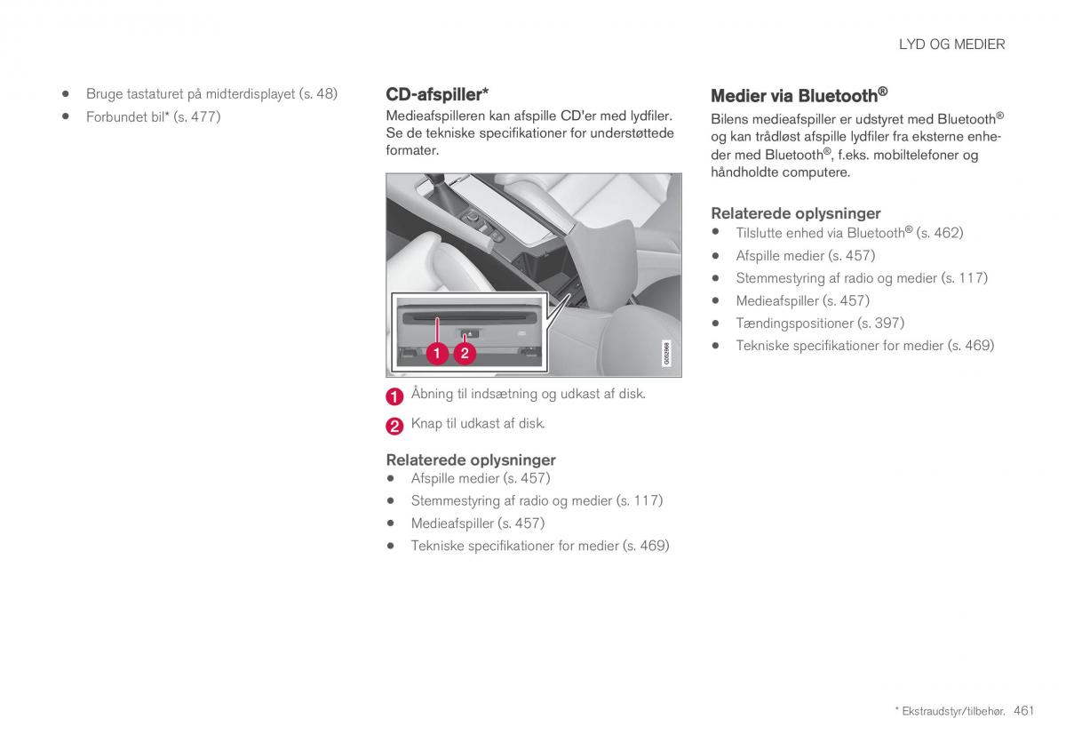 Volvo XC60 II 2 Bilens instruktionsbog / page 463