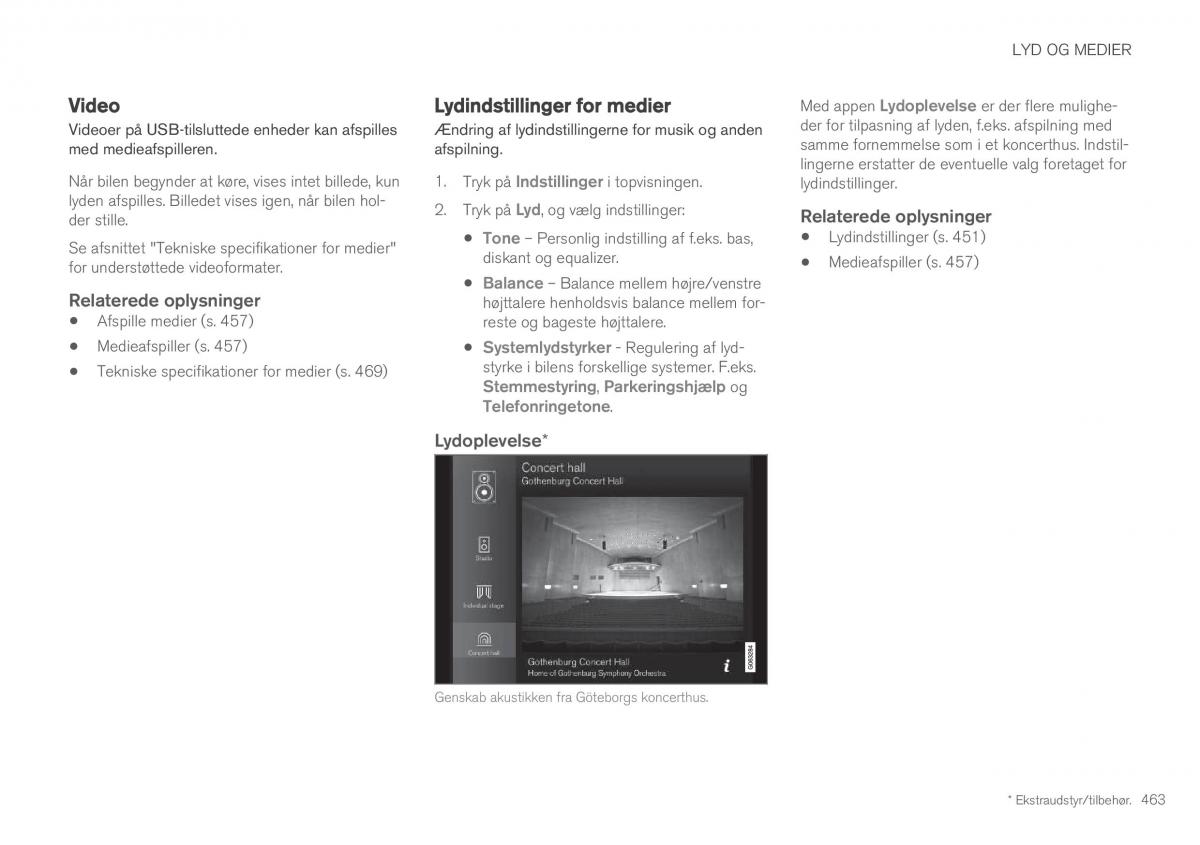 Volvo XC60 II 2 Bilens instruktionsbog / page 465