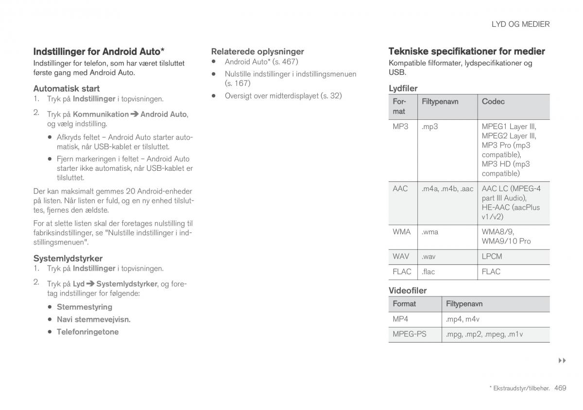 Volvo XC60 II 2 Bilens instruktionsbog / page 471