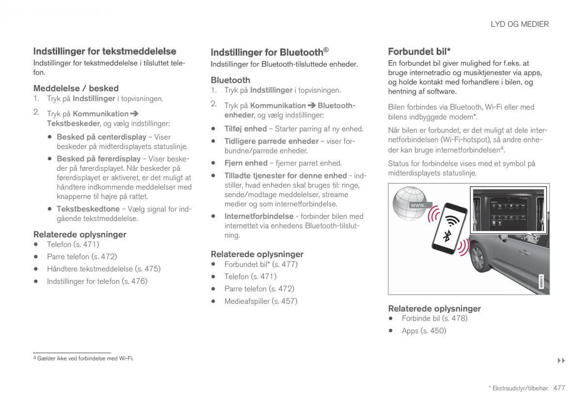 Volvo XC60 II 2 Bilens instruktionsbog / page 479