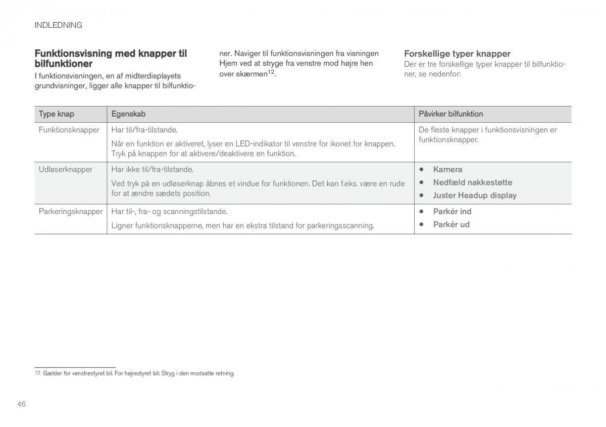 Volvo XC60 II 2 Bilens instruktionsbog / page 48