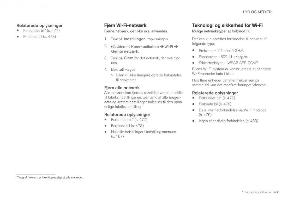 Volvo XC60 II 2 Bilens instruktionsbog / page 483