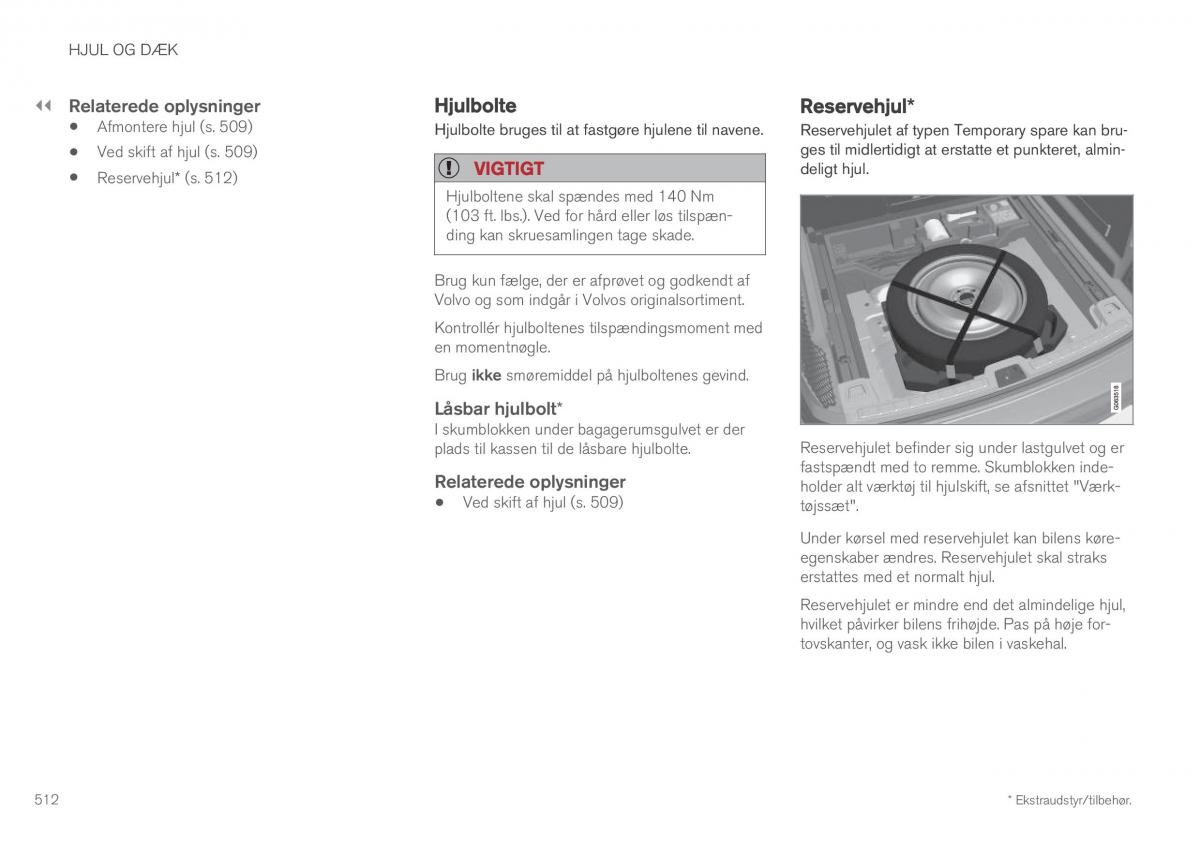 Volvo XC60 II 2 Bilens instruktionsbog / page 514