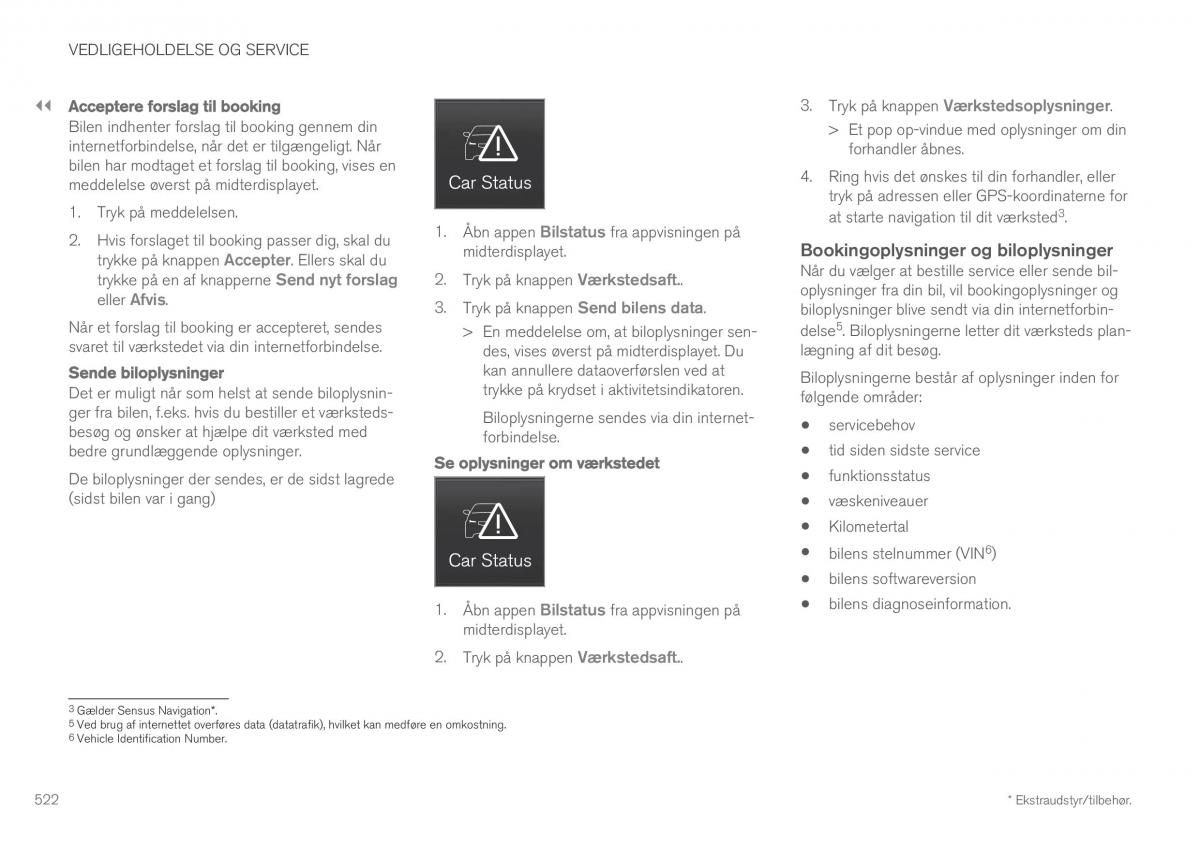 Volvo XC60 II 2 Bilens instruktionsbog / page 524