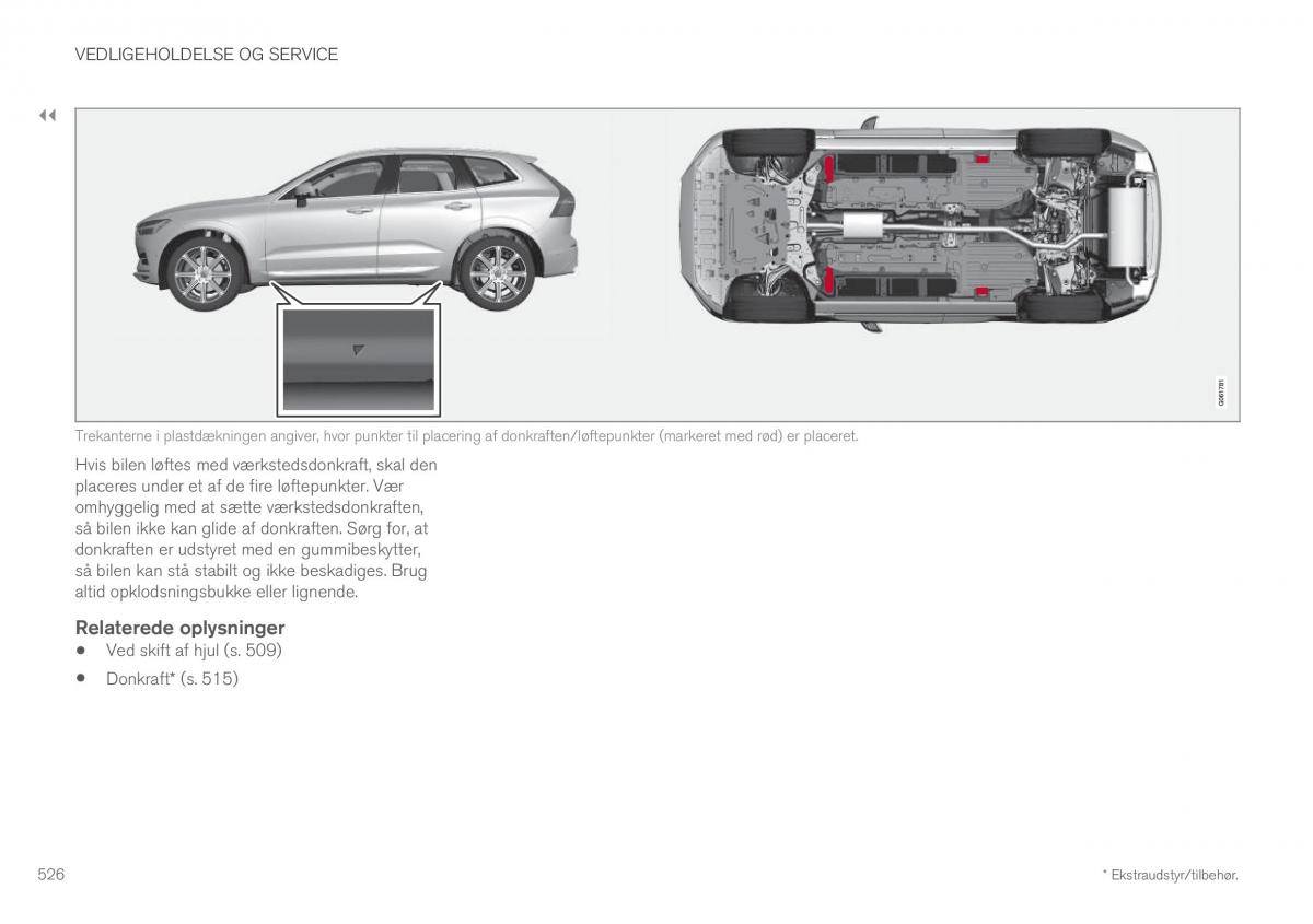 Volvo XC60 II 2 Bilens instruktionsbog / page 528