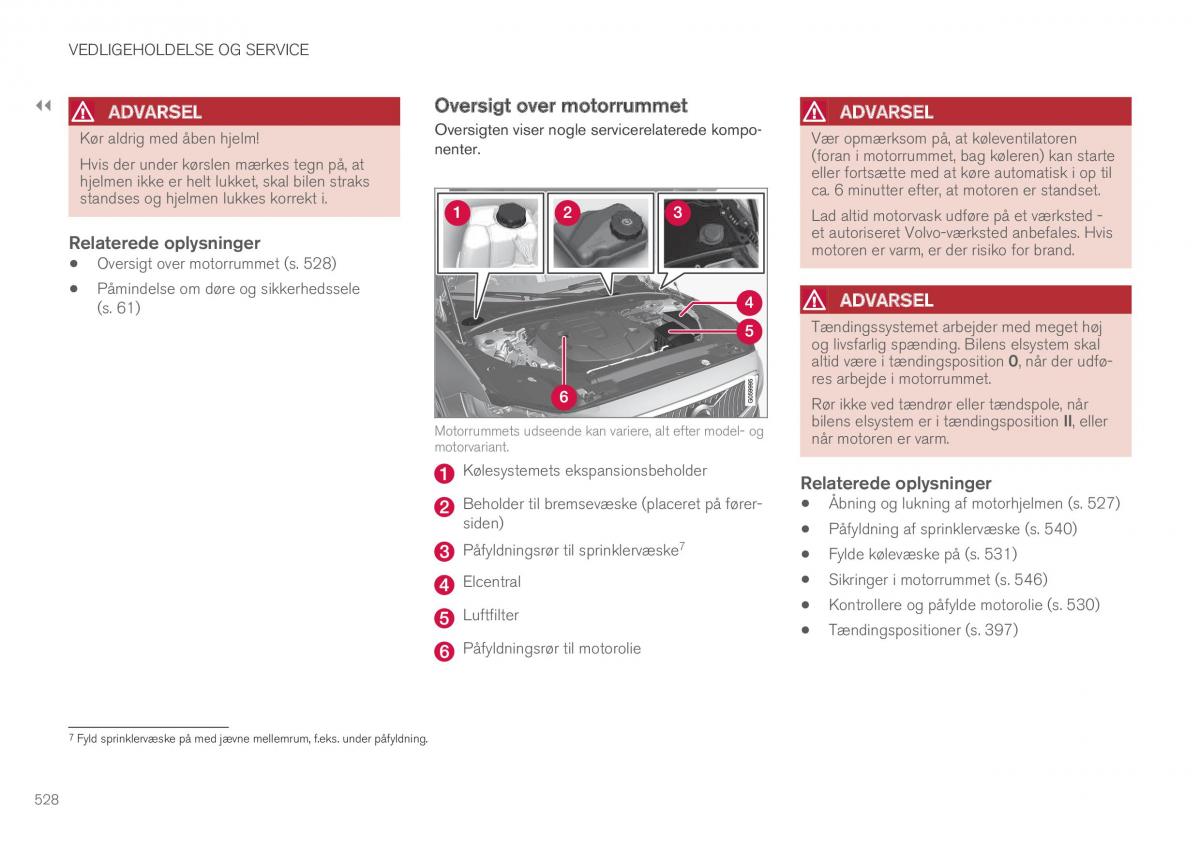 Volvo XC60 II 2 Bilens instruktionsbog / page 530