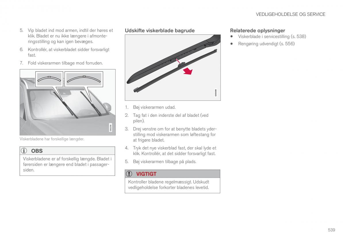 Volvo XC60 II 2 Bilens instruktionsbog / page 541