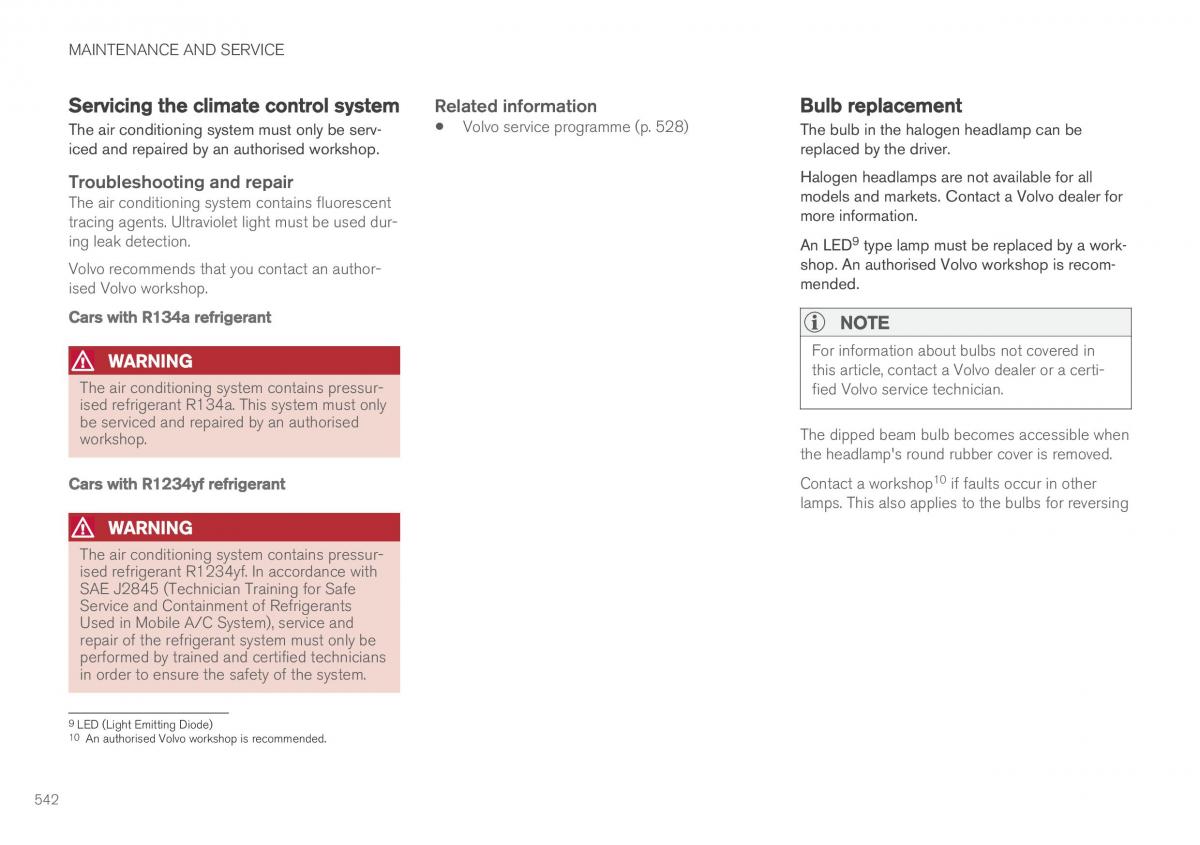 Volvo XC60 II 2 owners manual / page 544