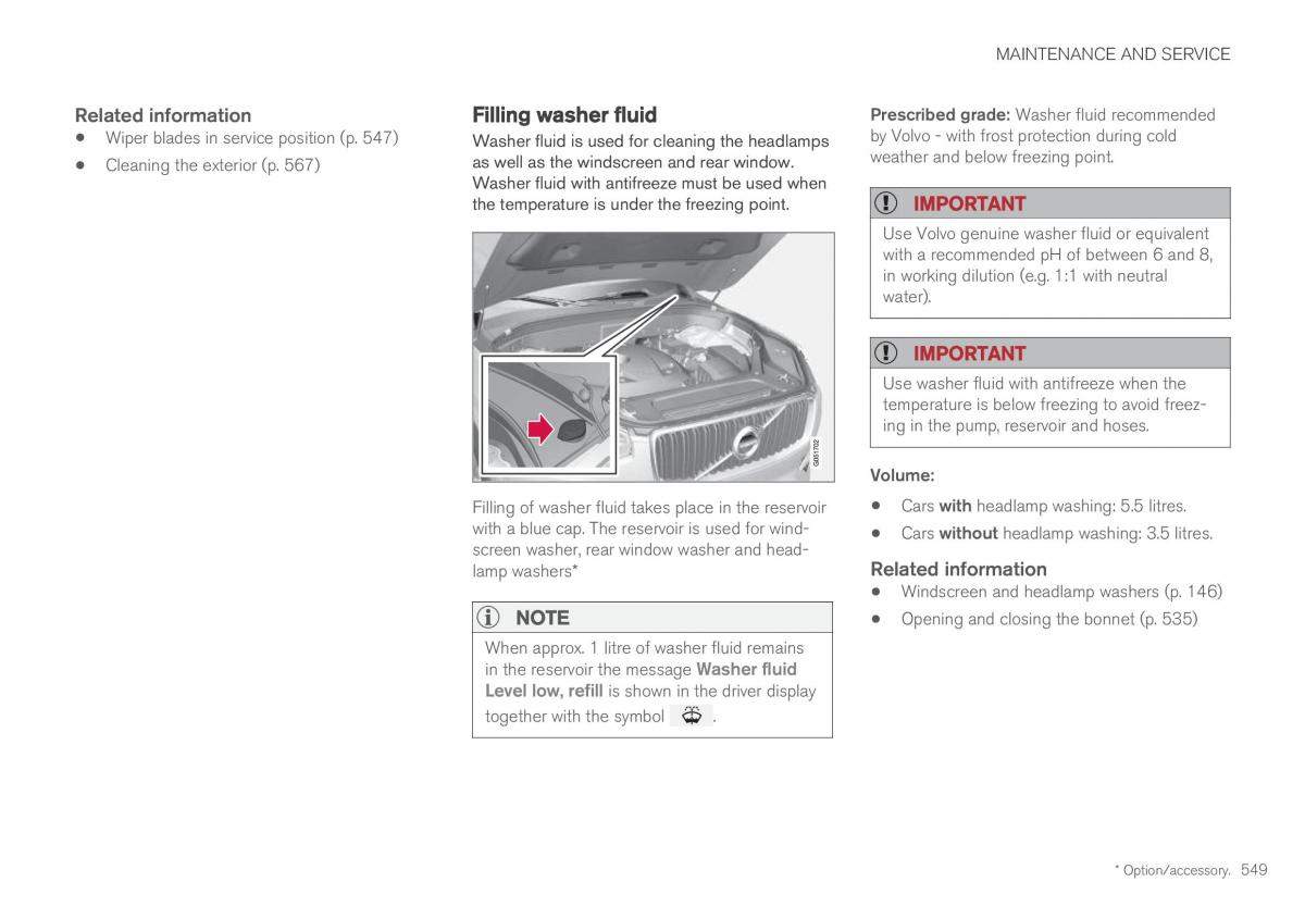 Volvo XC60 II 2 owners manual / page 551