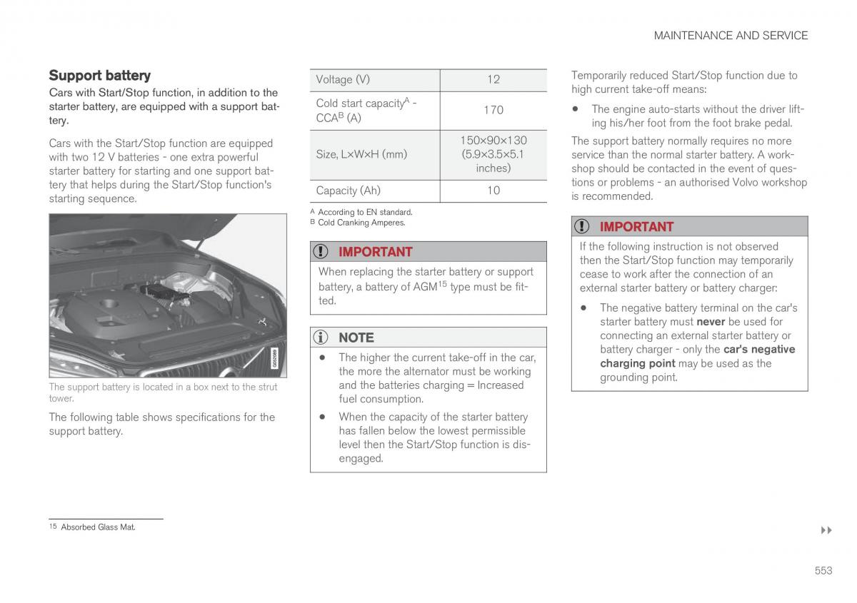 Volvo XC60 II 2 owners manual / page 555