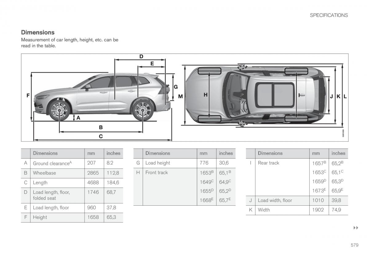 Volvo XC60 II 2 owners manual / page 581