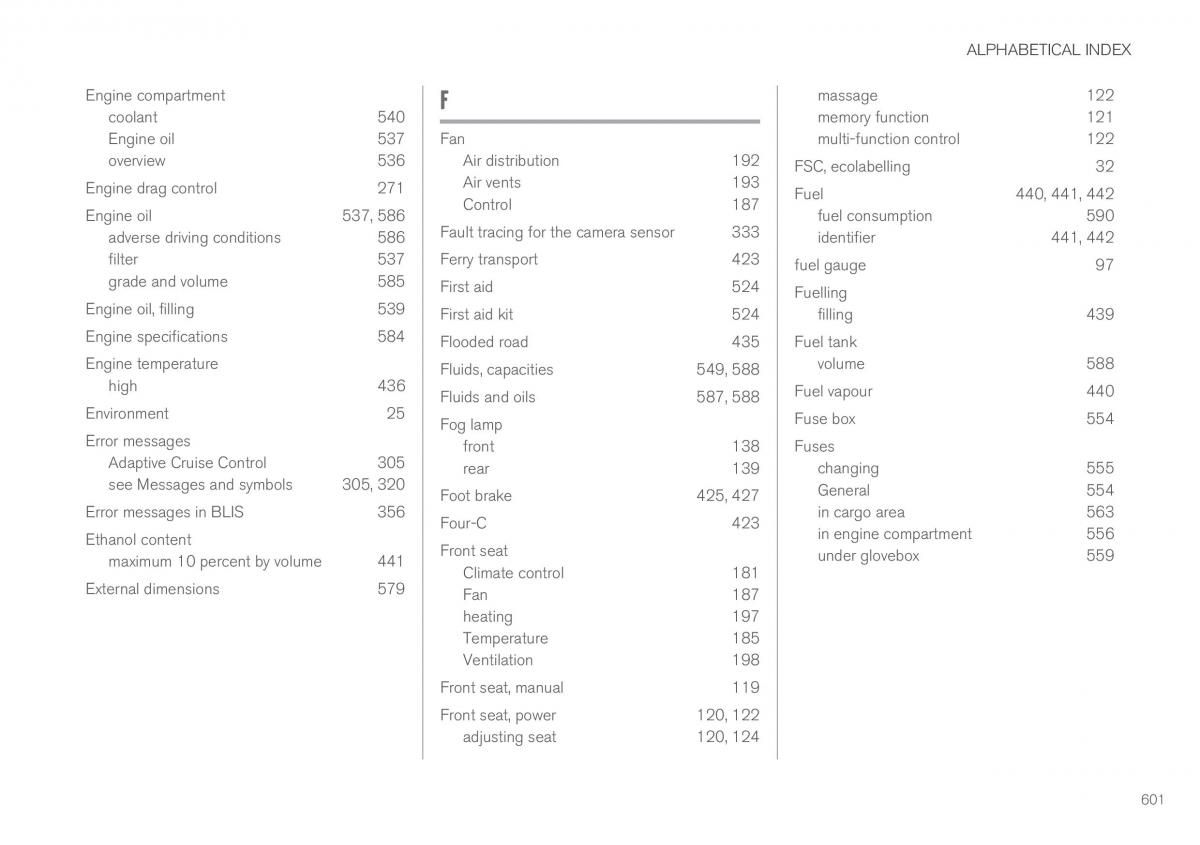 Volvo XC60 II 2 owners manual / page 603