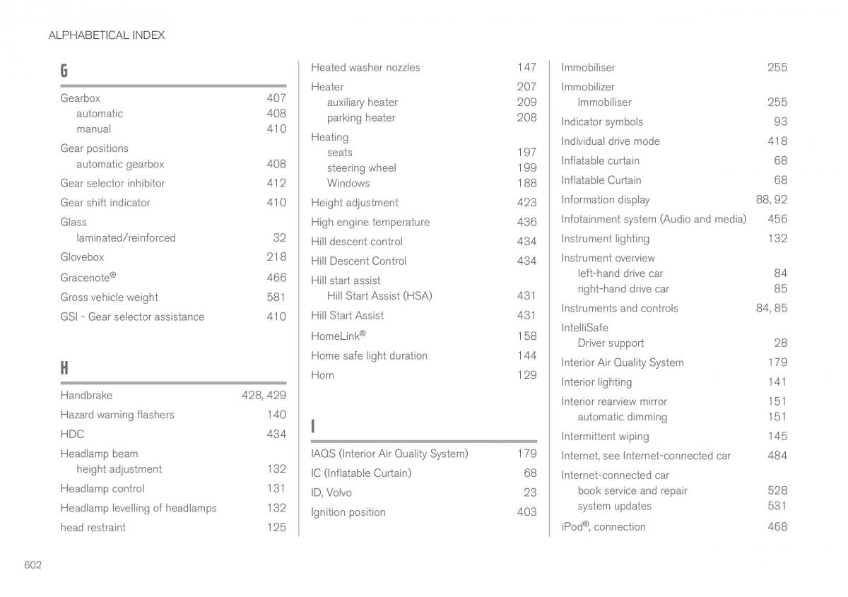 Volvo XC60 II 2 owners manual / page 604