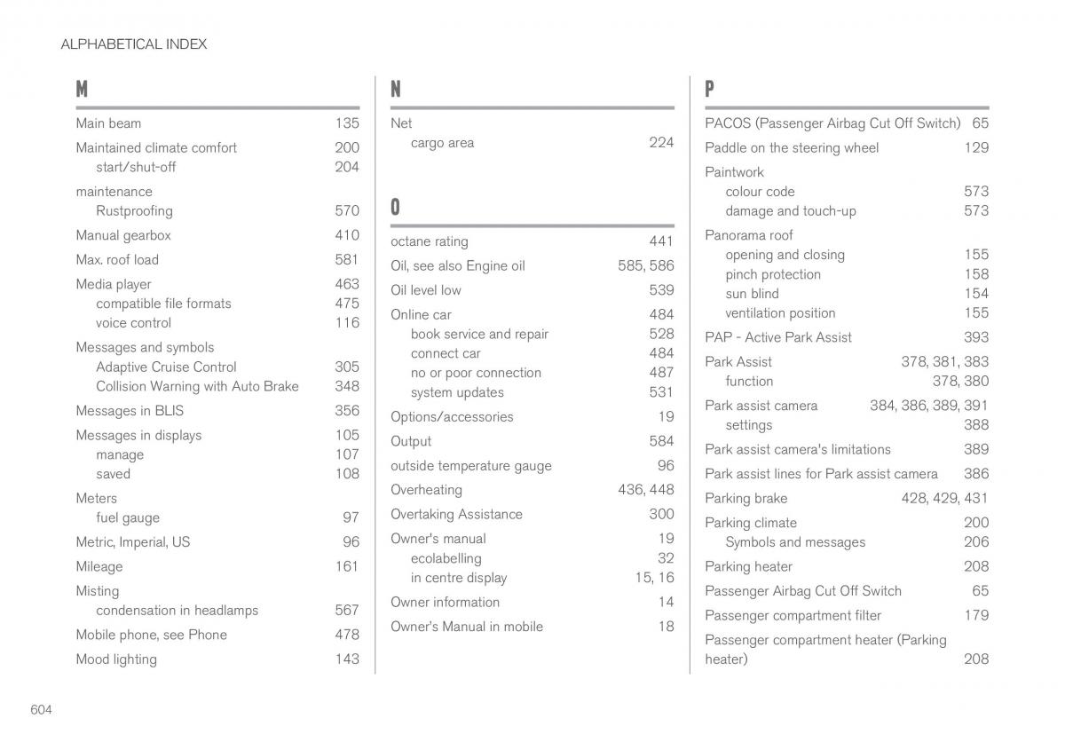 Volvo XC60 II 2 owners manual / page 606