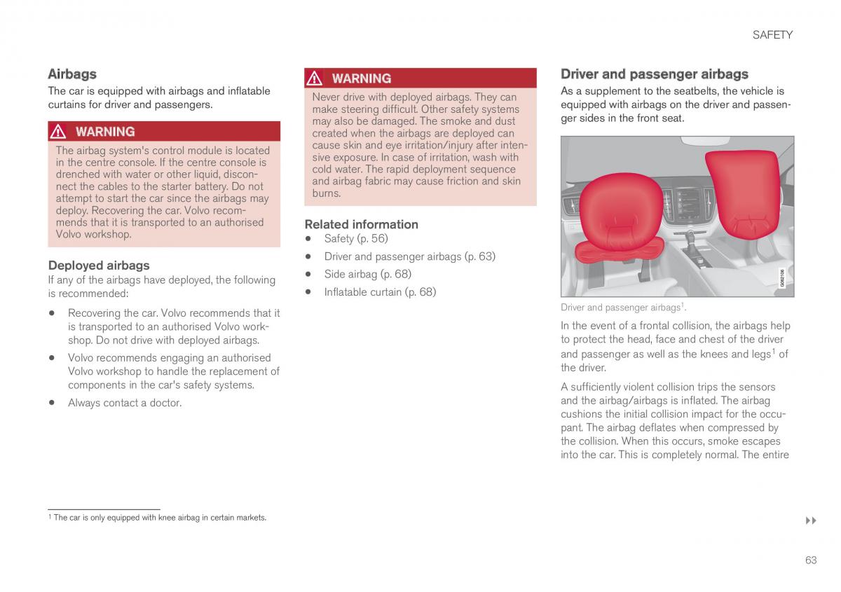 Volvo XC60 II 2 owners manual / page 65