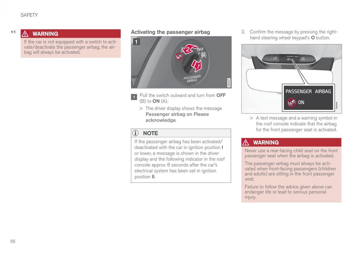 Volvo XC60 II 2 owners manual / page 68