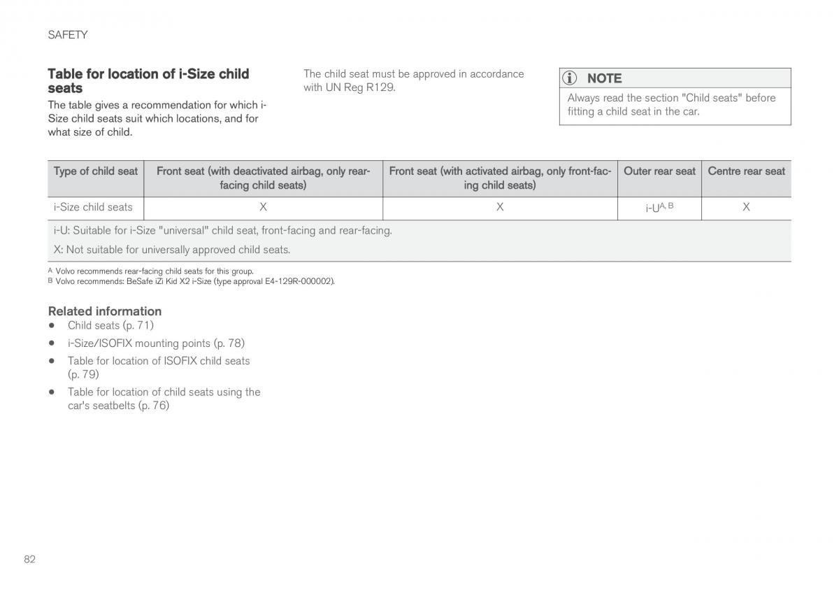 Volvo XC60 II 2 owners manual / page 84