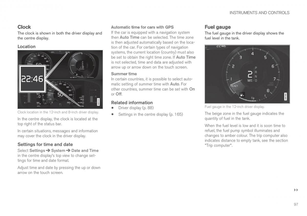 Volvo XC60 II 2 owners manual / page 99