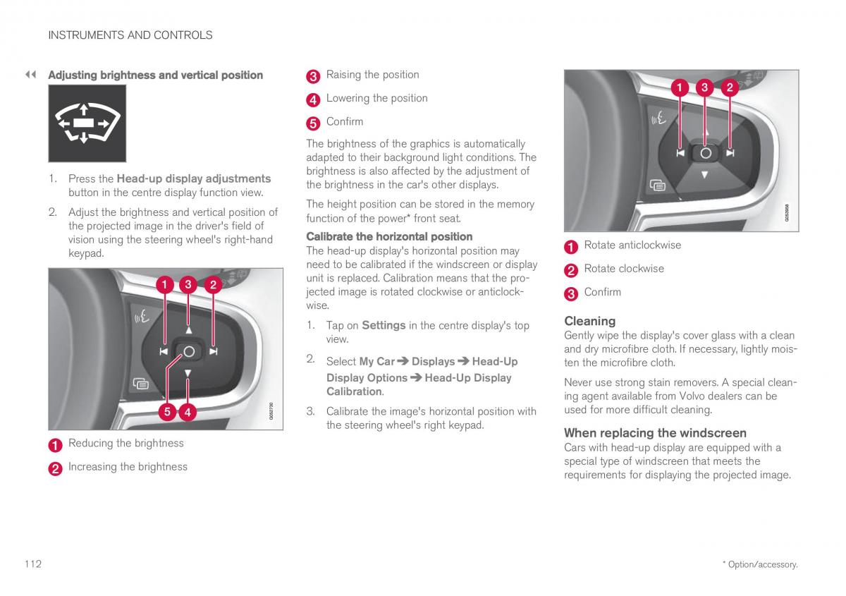 Volvo XC60 II 2 owners manual / page 114