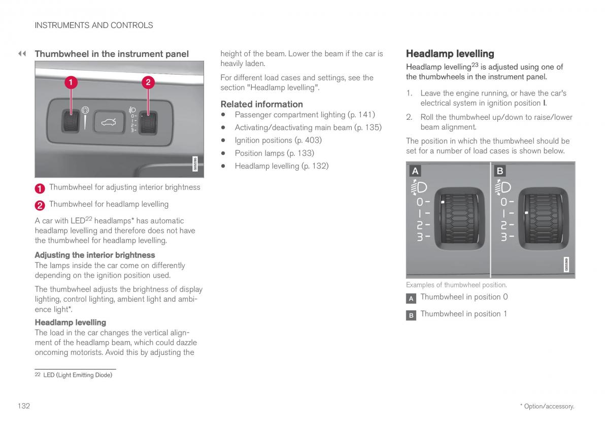 Volvo XC60 II 2 owners manual / page 134