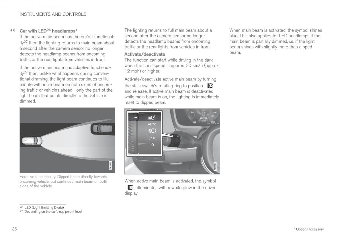 Volvo XC60 II 2 owners manual / page 138