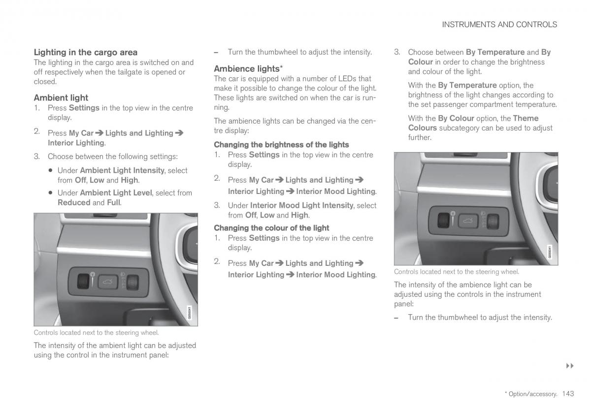 Volvo XC60 II 2 owners manual / page 145