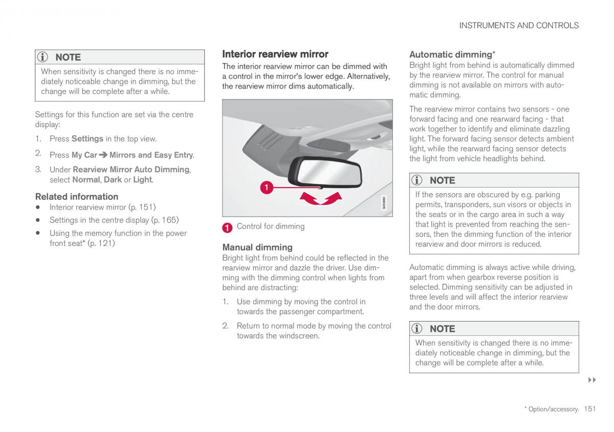 Volvo XC60 II 2 owners manual / page 153