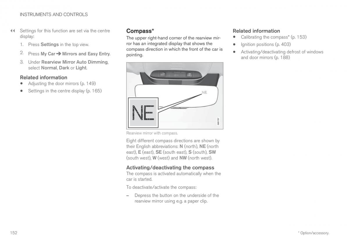 Volvo XC60 II 2 owners manual / page 154