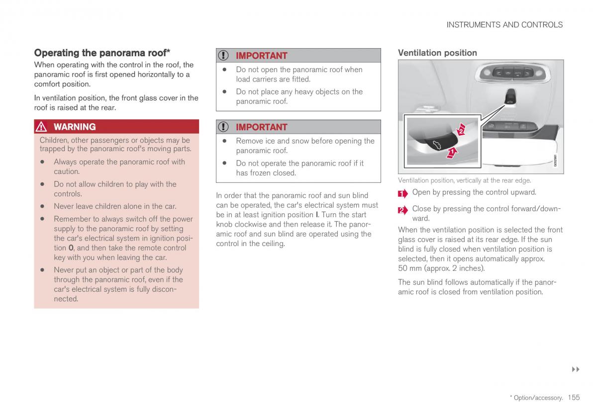 Volvo XC60 II 2 owners manual / page 157