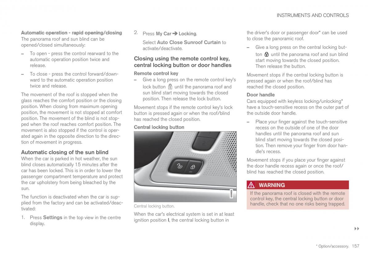 Volvo XC60 II 2 owners manual / page 159