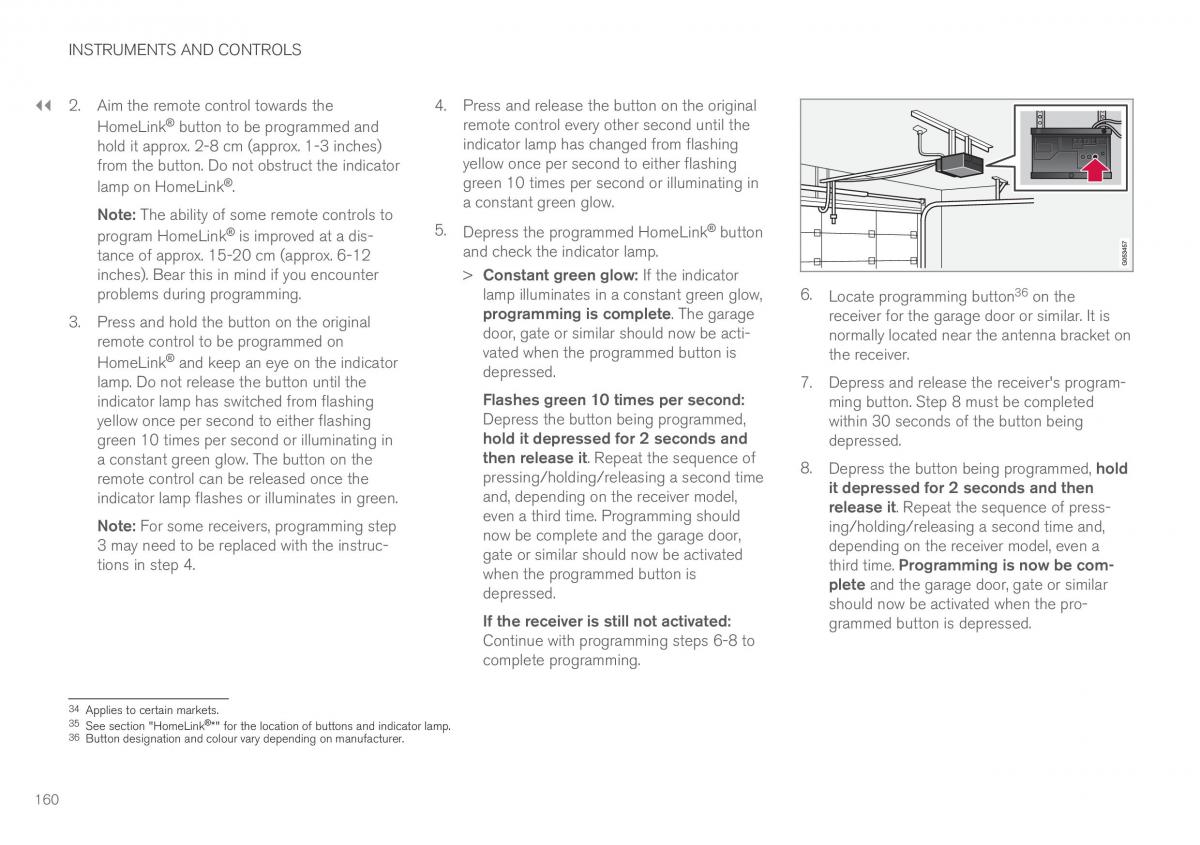 Volvo XC60 II 2 owners manual / page 162