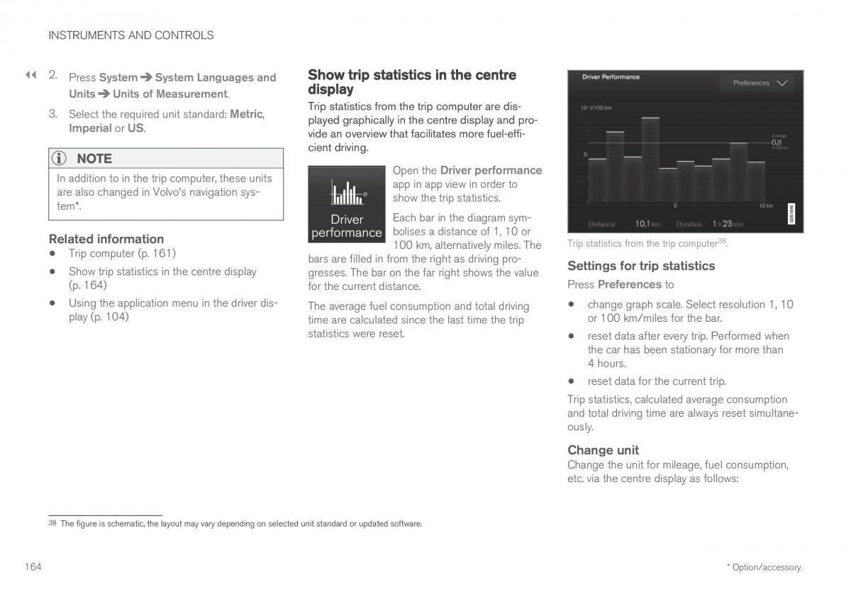 Volvo XC60 II 2 owners manual / page 166