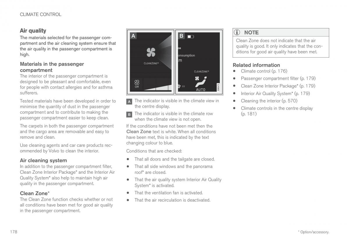 Volvo XC60 II 2 owners manual / page 180