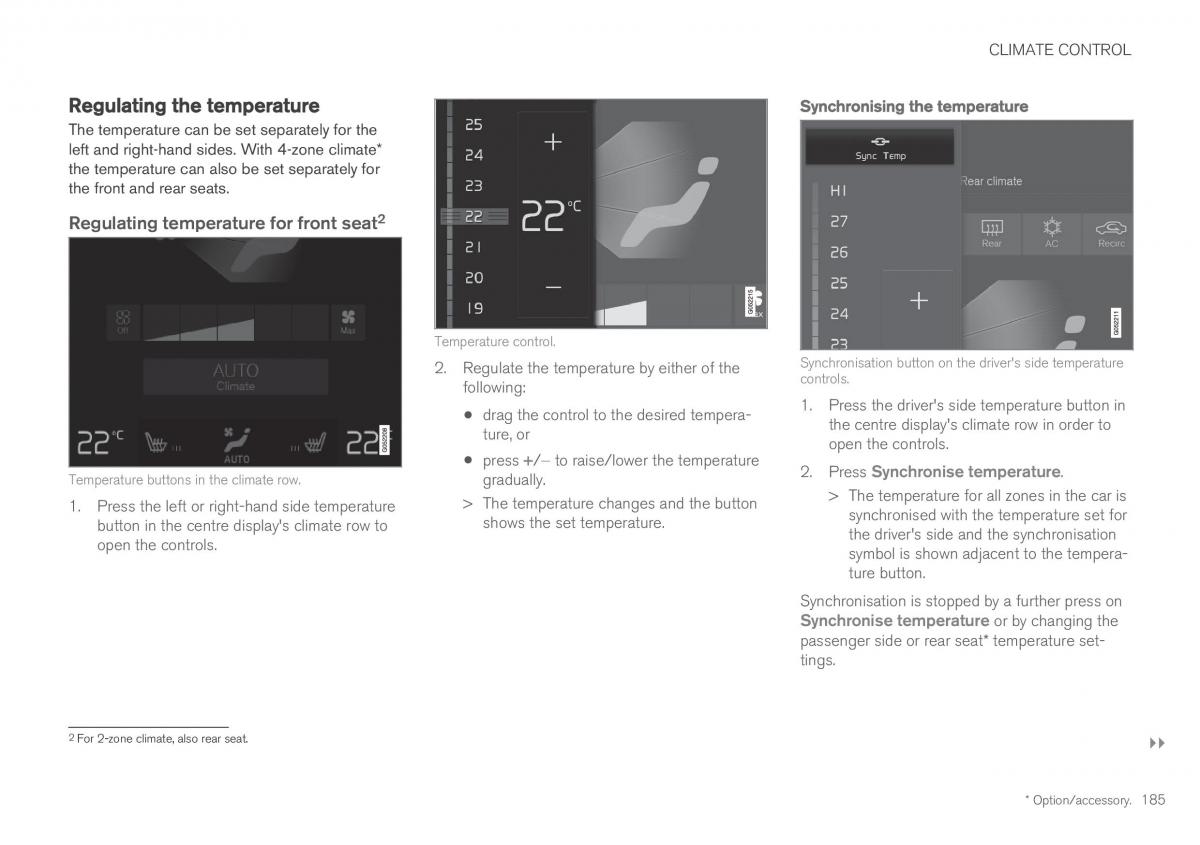 Volvo XC60 II 2 owners manual / page 187