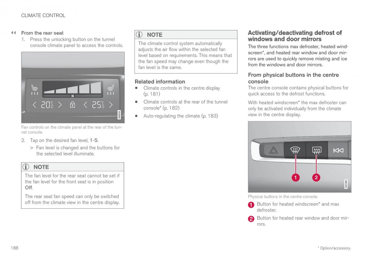 Volvo XC60 II 2 owners manual / page 190