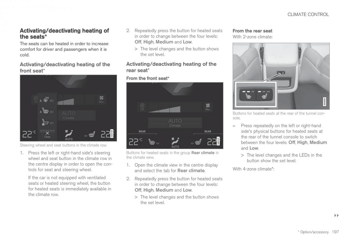 Volvo XC60 II 2 owners manual / page 199