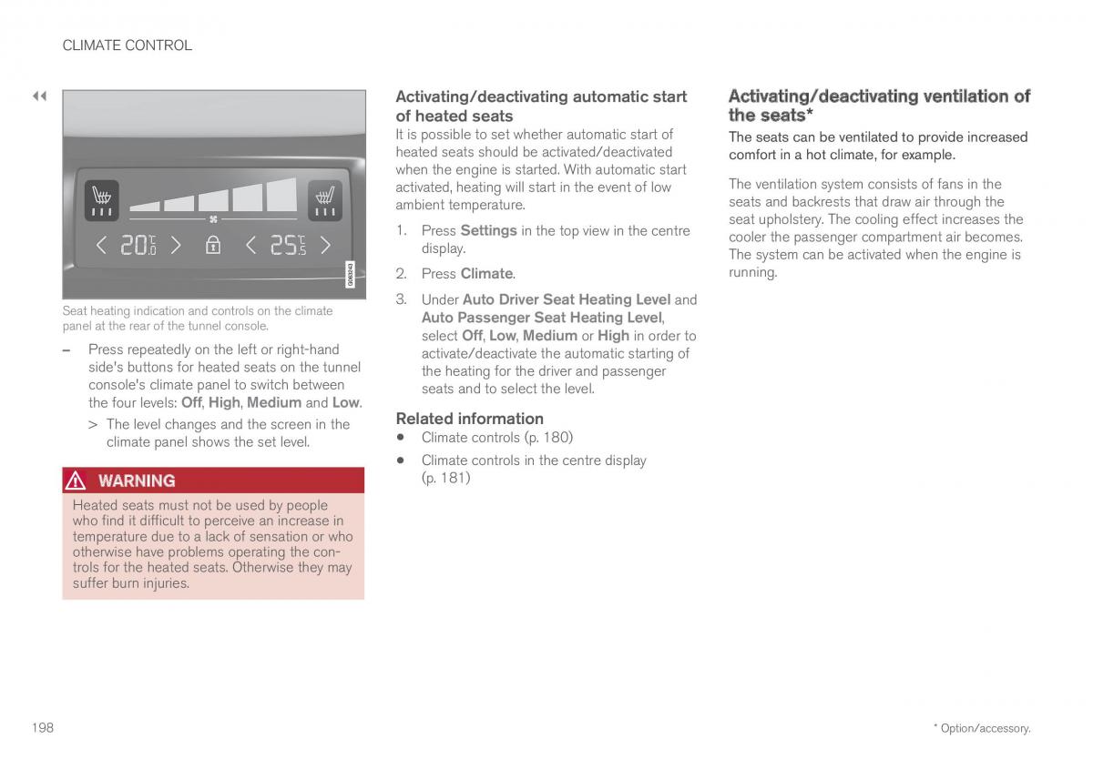 Volvo XC60 II 2 owners manual / page 200