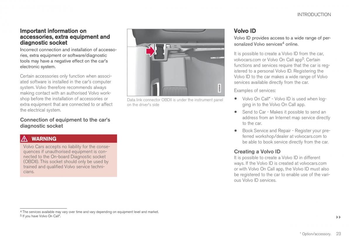 Volvo XC60 II 2 owners manual / page 25