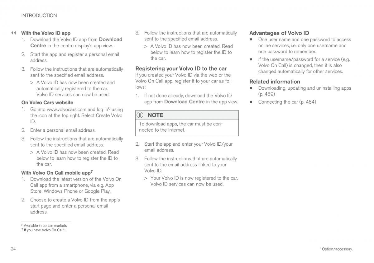 Volvo XC60 II 2 owners manual / page 26