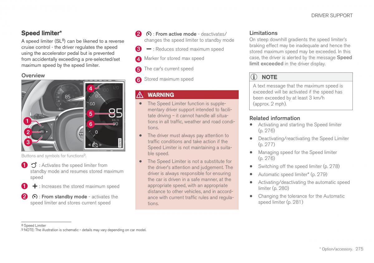 Volvo XC60 II 2 owners manual / page 277