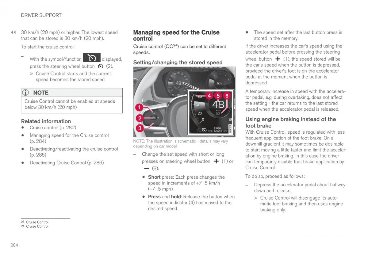 Volvo XC60 II 2 owners manual / page 286