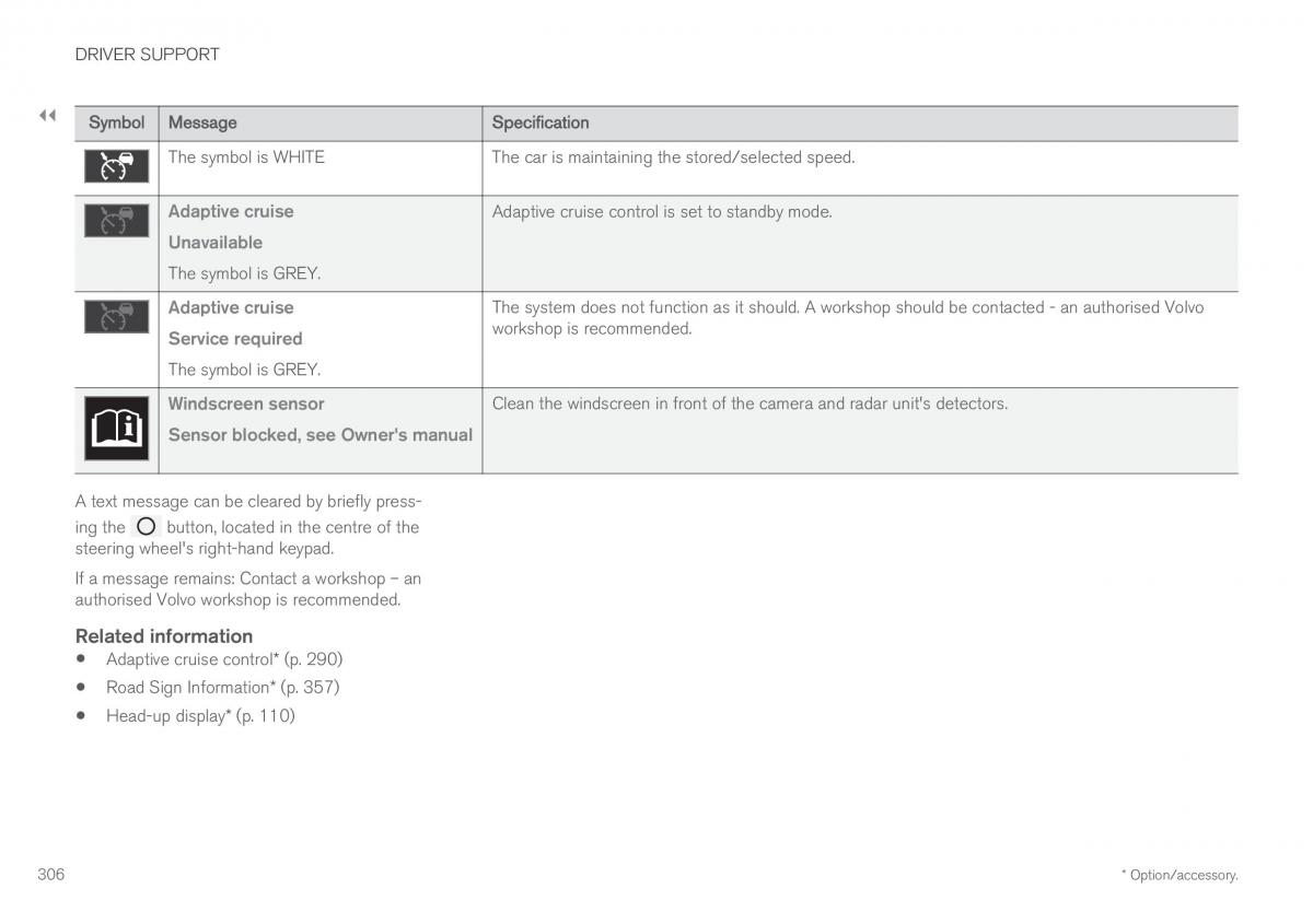 Volvo XC60 II 2 owners manual / page 308