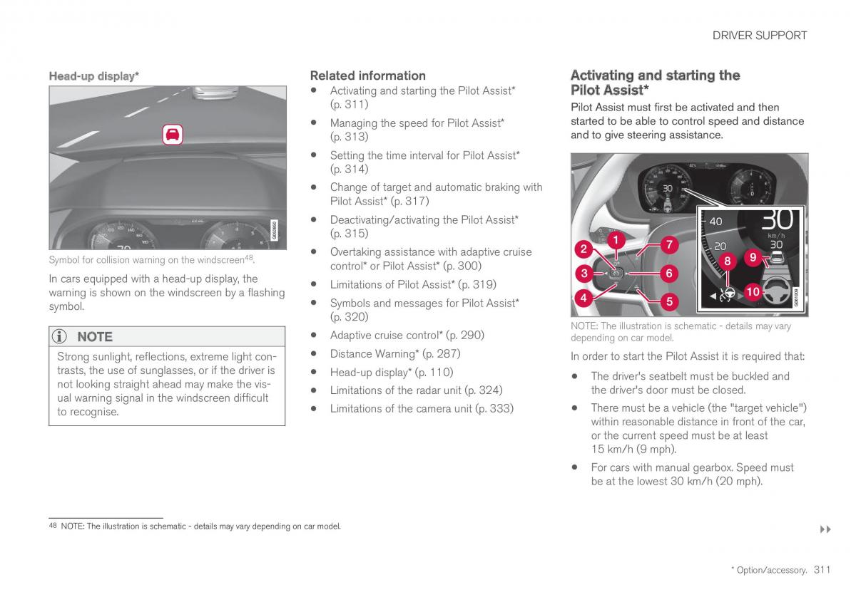 Volvo XC60 II 2 owners manual / page 313