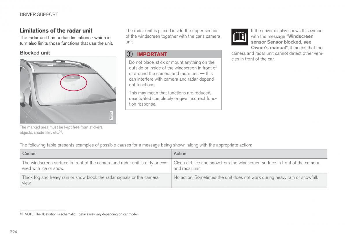 Volvo XC60 II 2 owners manual / page 326