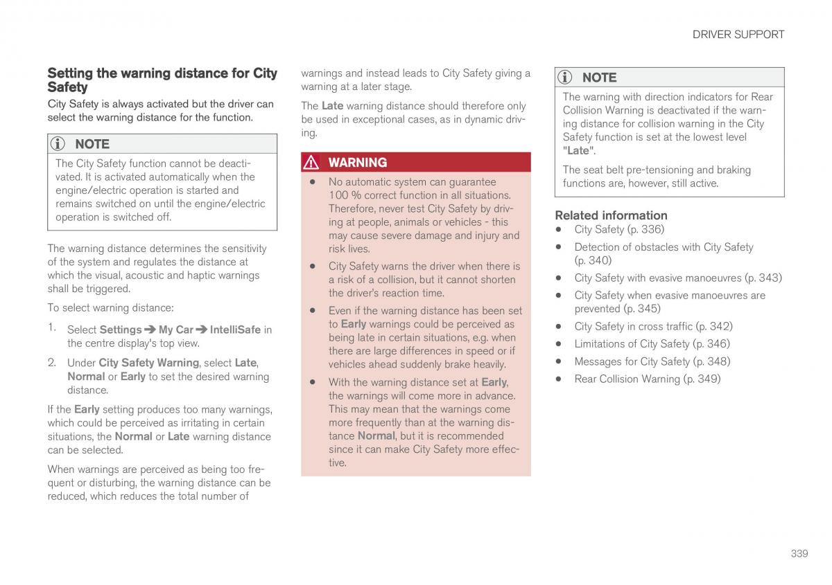 Volvo XC60 II 2 owners manual / page 341