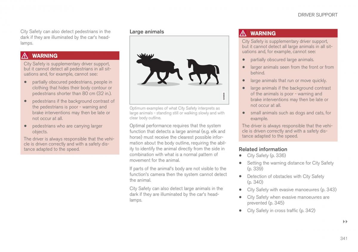 Volvo XC60 II 2 owners manual / page 343