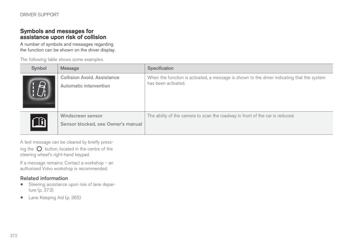 Volvo XC60 II 2 owners manual / page 374