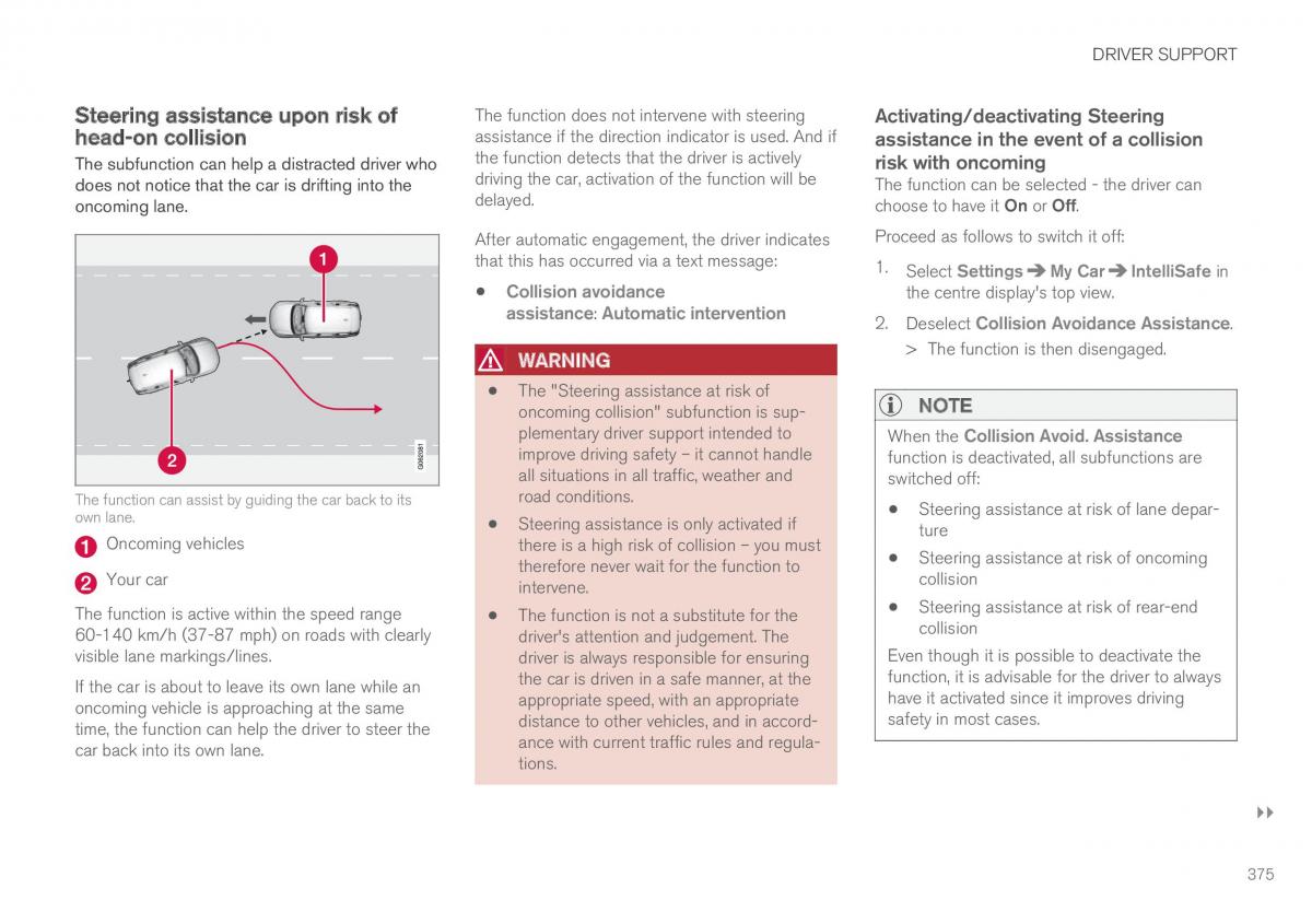 Volvo XC60 II 2 owners manual / page 377